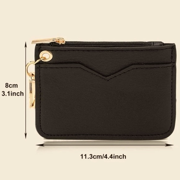 Cute Black Key Chain Card Holder - Picture 10 of 13